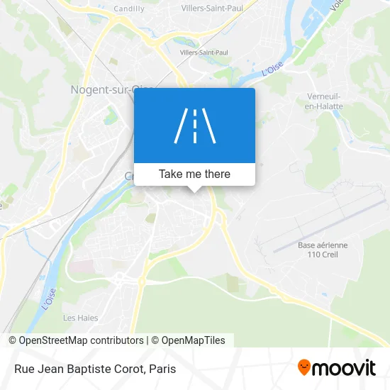 Rue Jean Baptiste Corot map