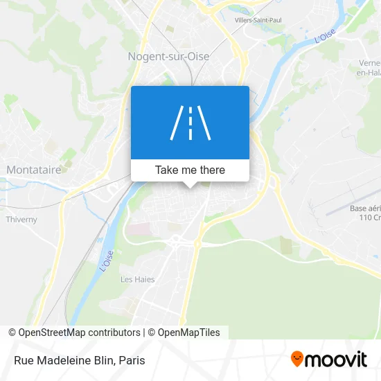 Rue Madeleine Blin map