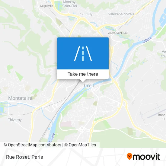 Rue Roset map