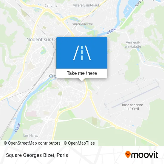 Square Georges Bizet map
