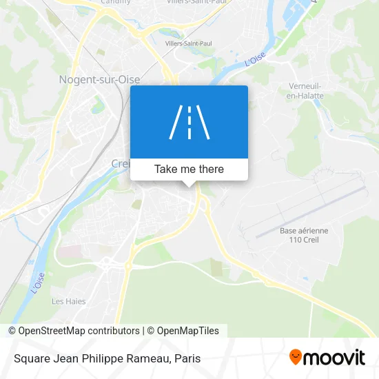 Square Jean Philippe Rameau map