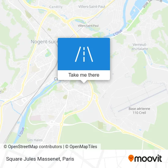 Square Jules Massenet map