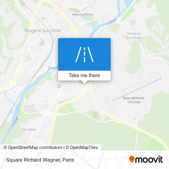 Square Richard Wagner map