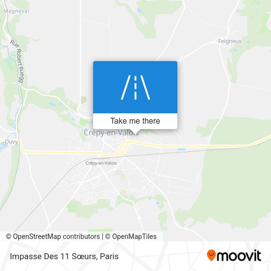 Impasse Des 11 Sœurs map