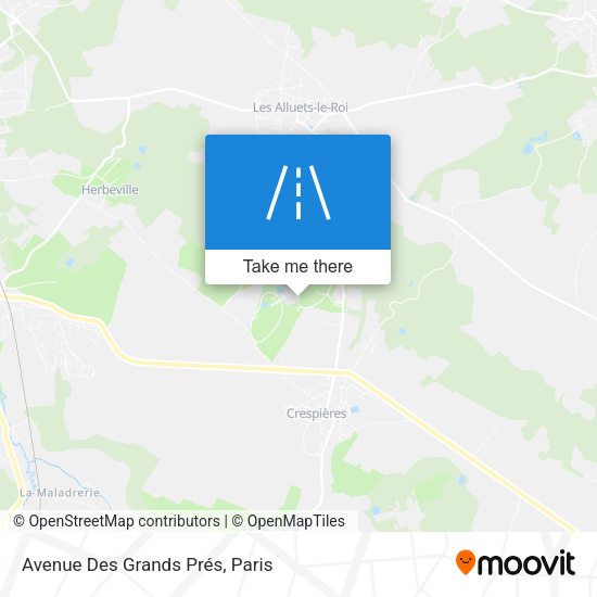 Avenue Des Grands Prés map