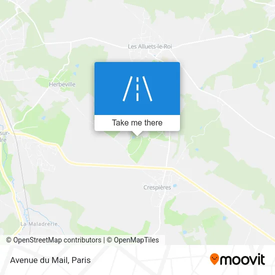 Avenue du Mail map