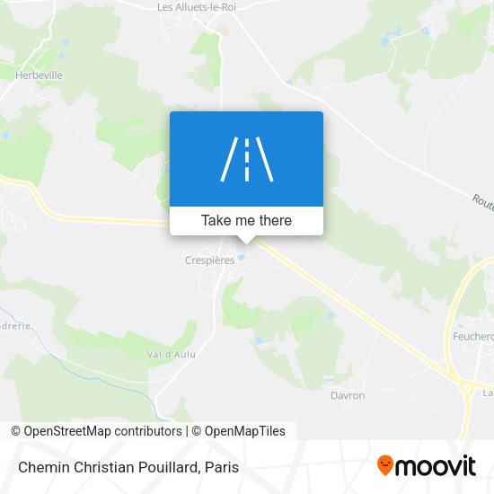Chemin Christian Pouillard map