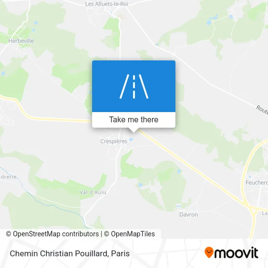 Chemin Christian Pouillard map