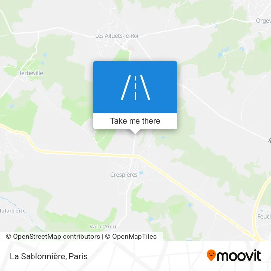 La Sablonnière map