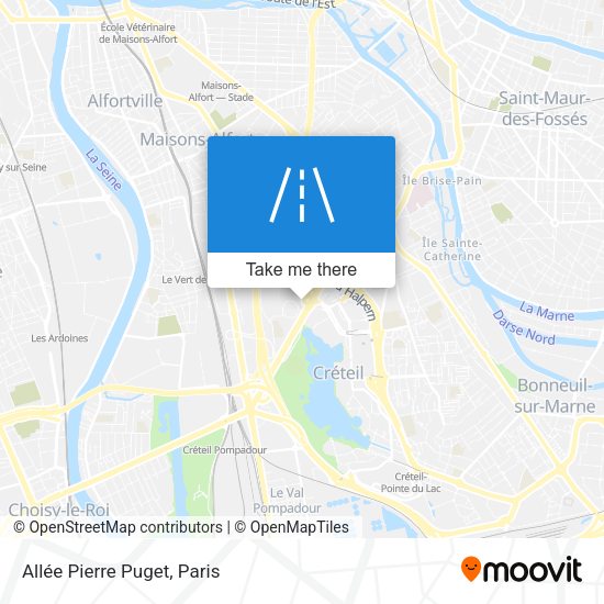 Allée Pierre Puget map