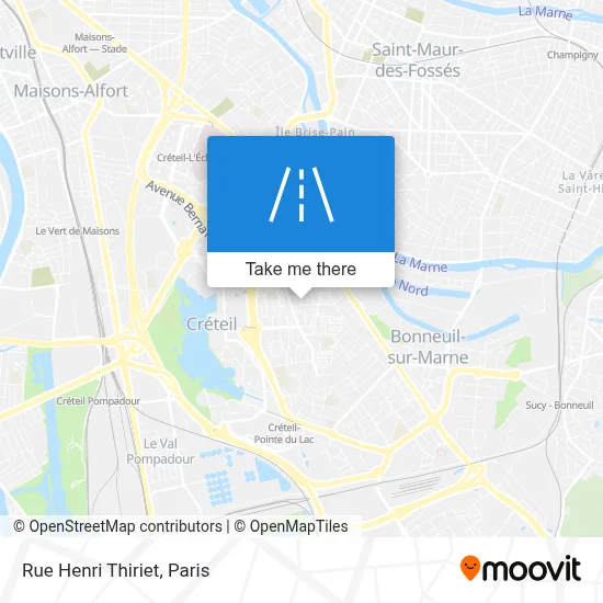 Rue Henri Thiriet map