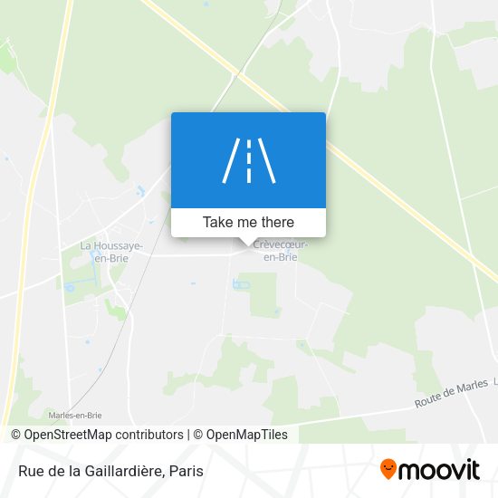 Rue de la Gaillardière map