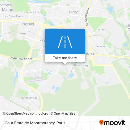 Cour Erard de Montmorency map