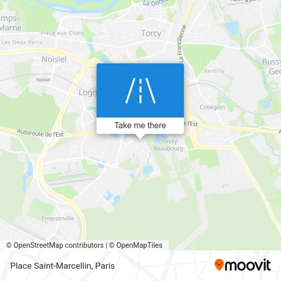 Place Saint-Marcellin map