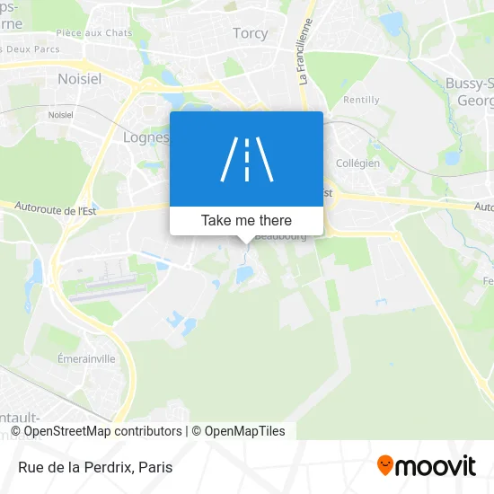 Rue de la Perdrix map