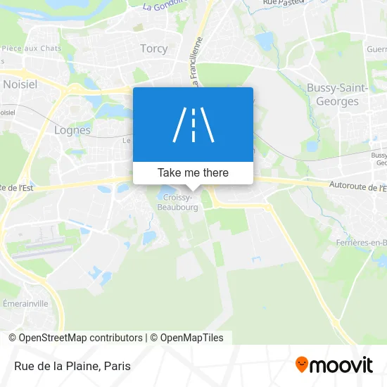 Rue de la Plaine map