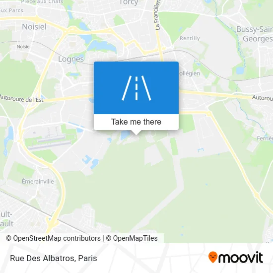 Rue Des Albatros map