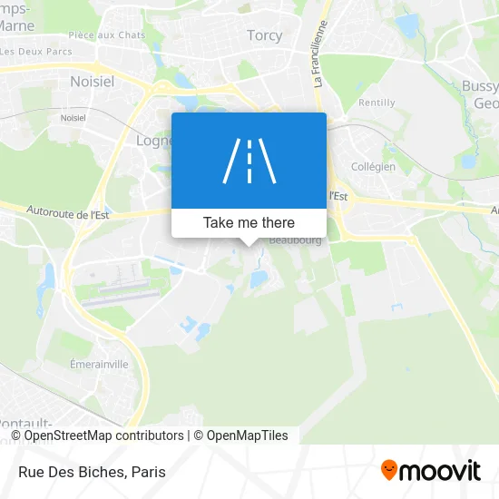 Rue Des Biches map