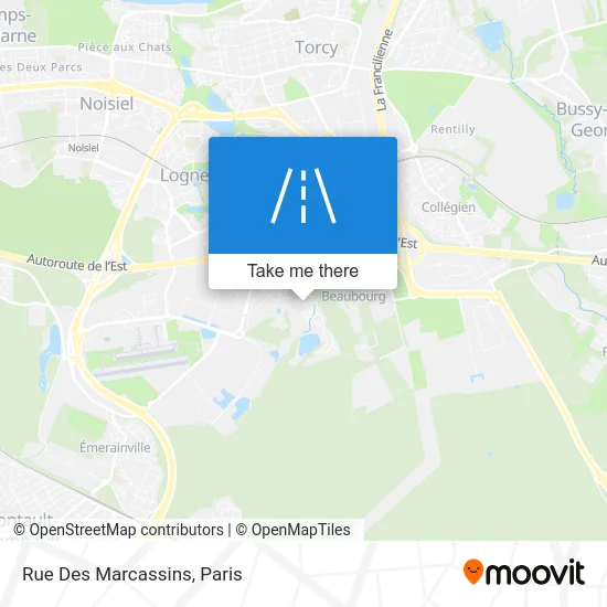 Rue Des Marcassins map