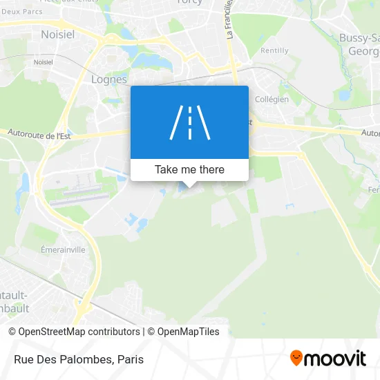 Rue Des Palombes map