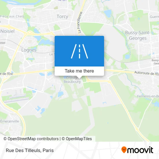 Rue Des Tilleuls map