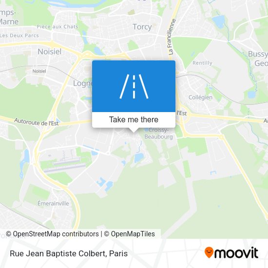 Rue Jean Baptiste Colbert map