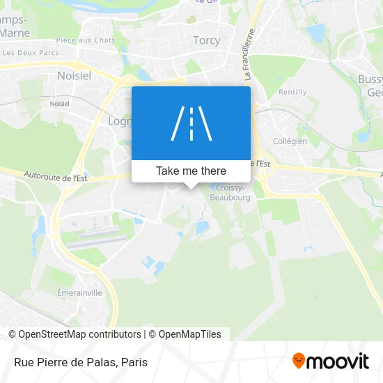 Rue Pierre de Palas map