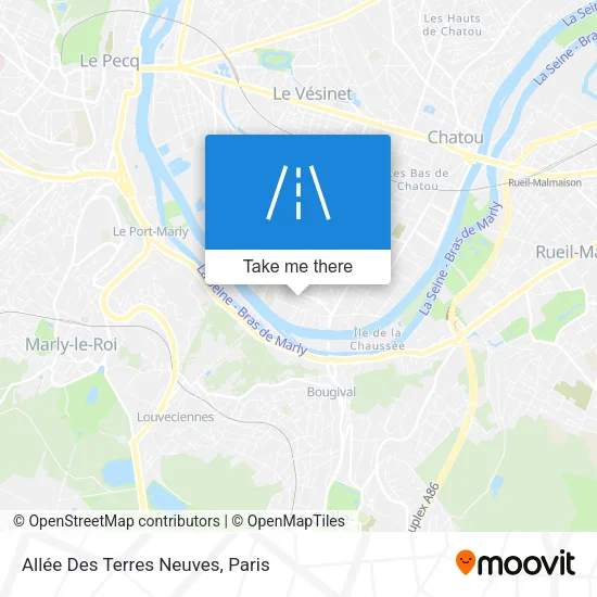 Allée Des Terres Neuves map