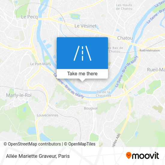 Allée Mariette Graveur map