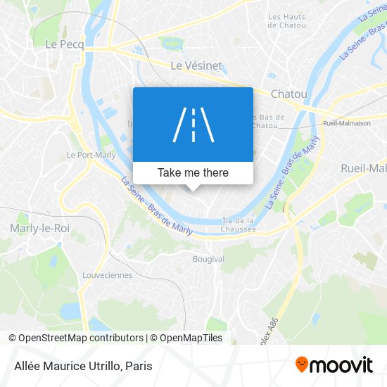 Allée Maurice Utrillo map