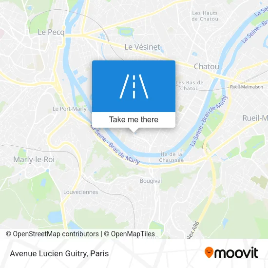 Avenue Lucien Guitry map