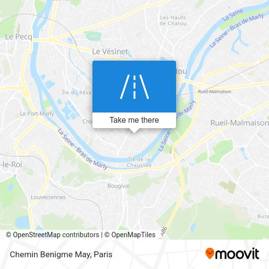 Chemin Benigme May map