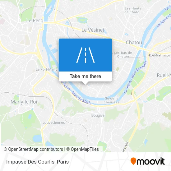 Impasse Des Courlis map