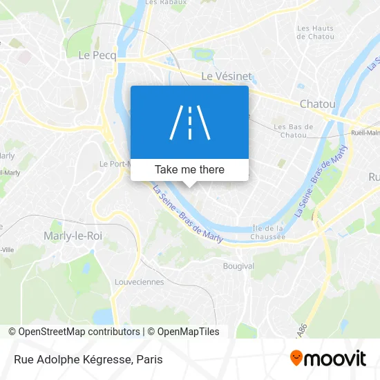 Rue Adolphe Kégresse map