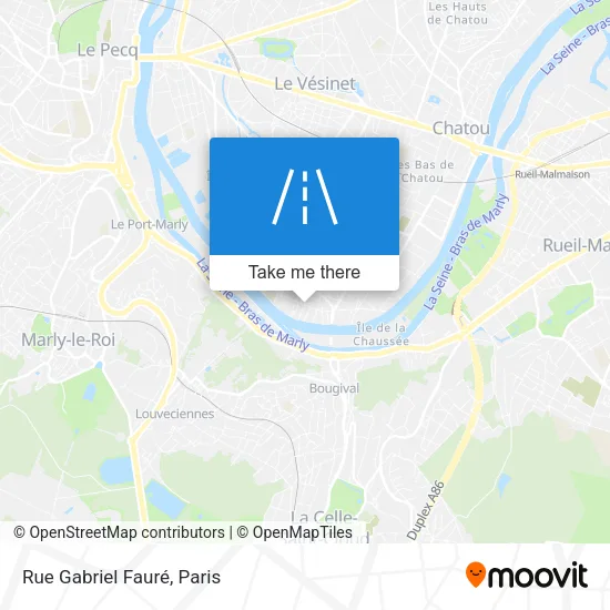 Rue Gabriel Fauré map