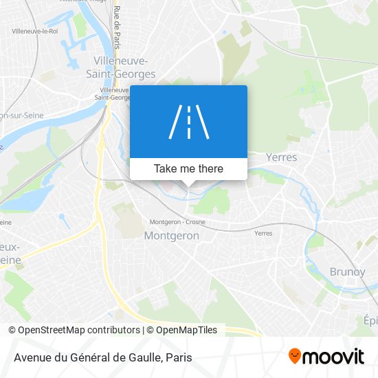 Avenue du Général de Gaulle map