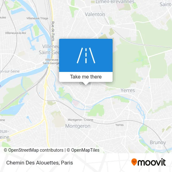 Chemin Des Alouettes map