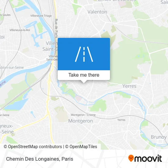 Chemin Des Longaines map