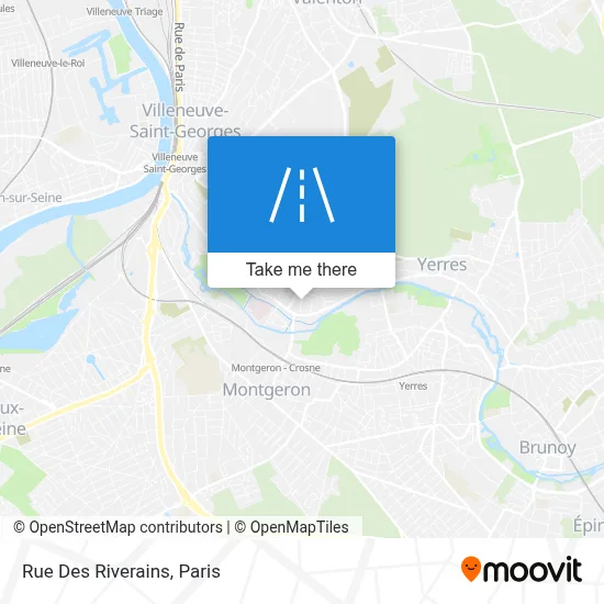 Rue Des Riverains map
