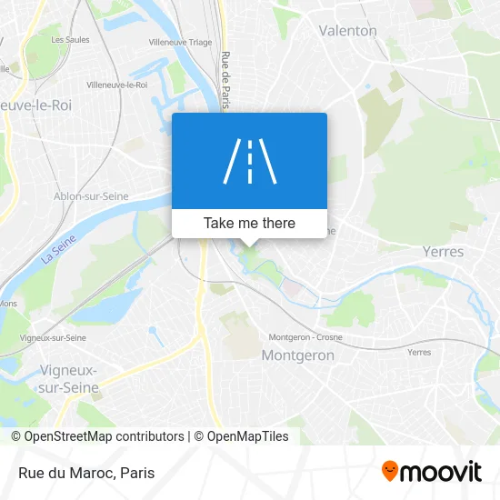 Rue du Maroc map