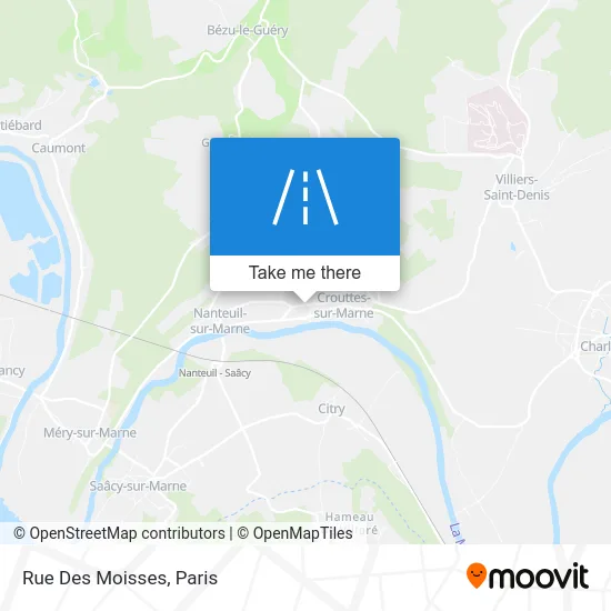 Rue Des Moisses map