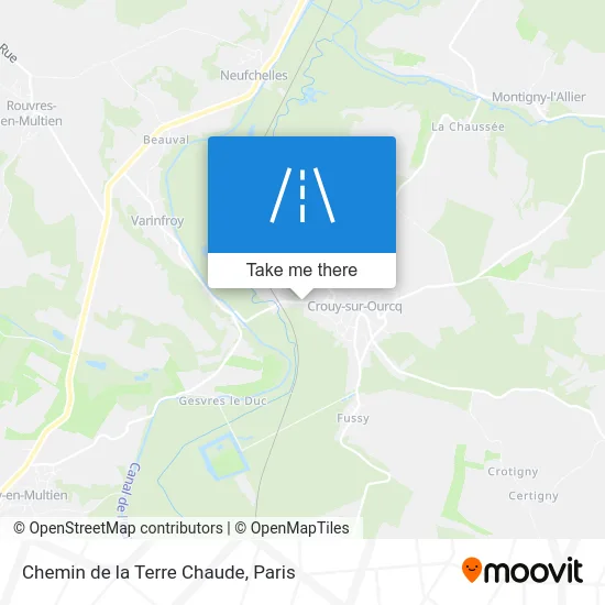 Chemin de la Terre Chaude map