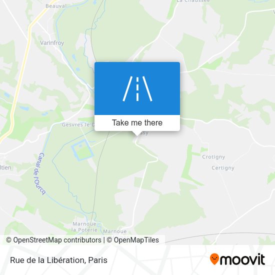 Rue de la Libération map