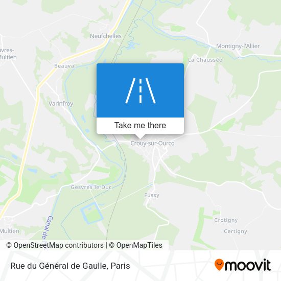 Rue du Général de Gaulle map