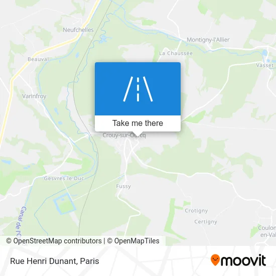 Rue Henri Dunant map