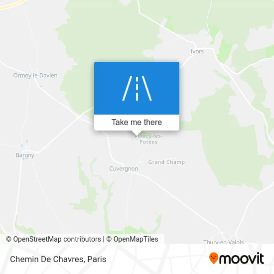 Chemin De Chavres map