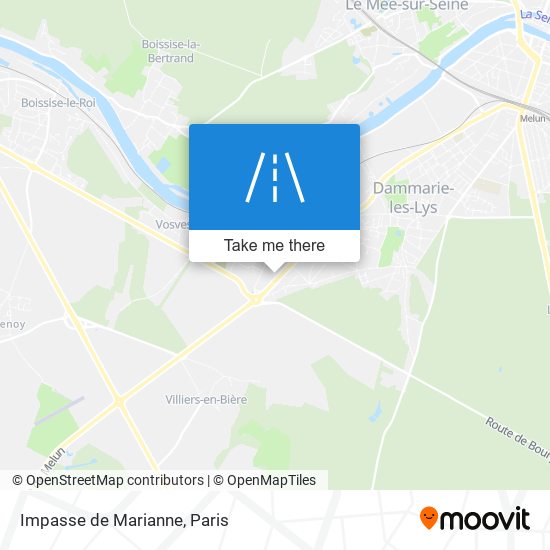 Impasse de Marianne map