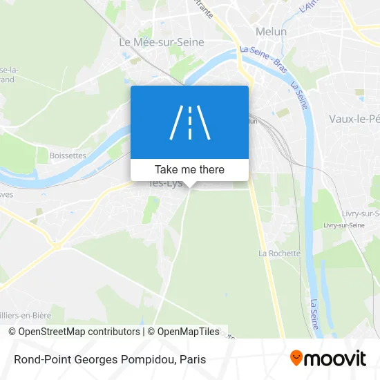 Rond-Point Georges Pompidou map