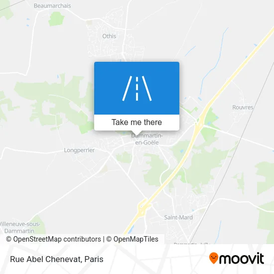 Rue Abel Chenevat map