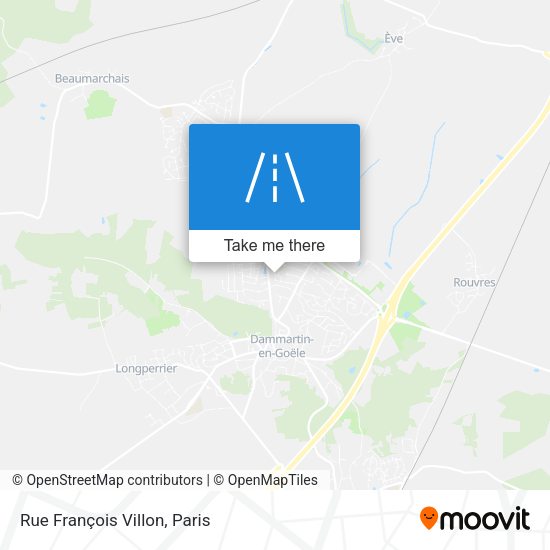 Rue François Villon map